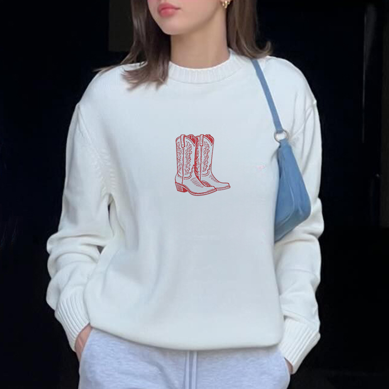 Street Fashion Zara - Autumun Y2kสาวเซ็กซี่Croppedถักเสื้อกันหนาวผู้หญิงหลวมPulloverเกาหลีแฟชั่นHarajuku Vintageคู่Streetเสื้อกันหนาวขนาดใหญ่