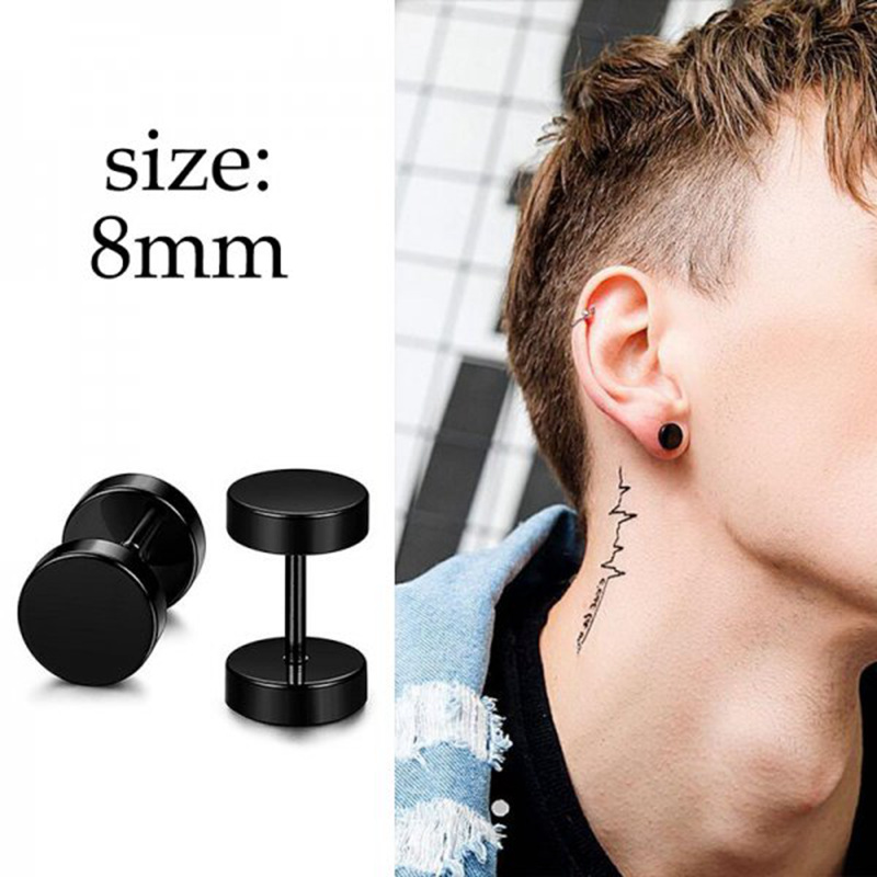 ต่างหูสแตนเลสไทเทเนียมสไตล์พัง - Street Fashion Earrings บทวิจารณ์และราคา