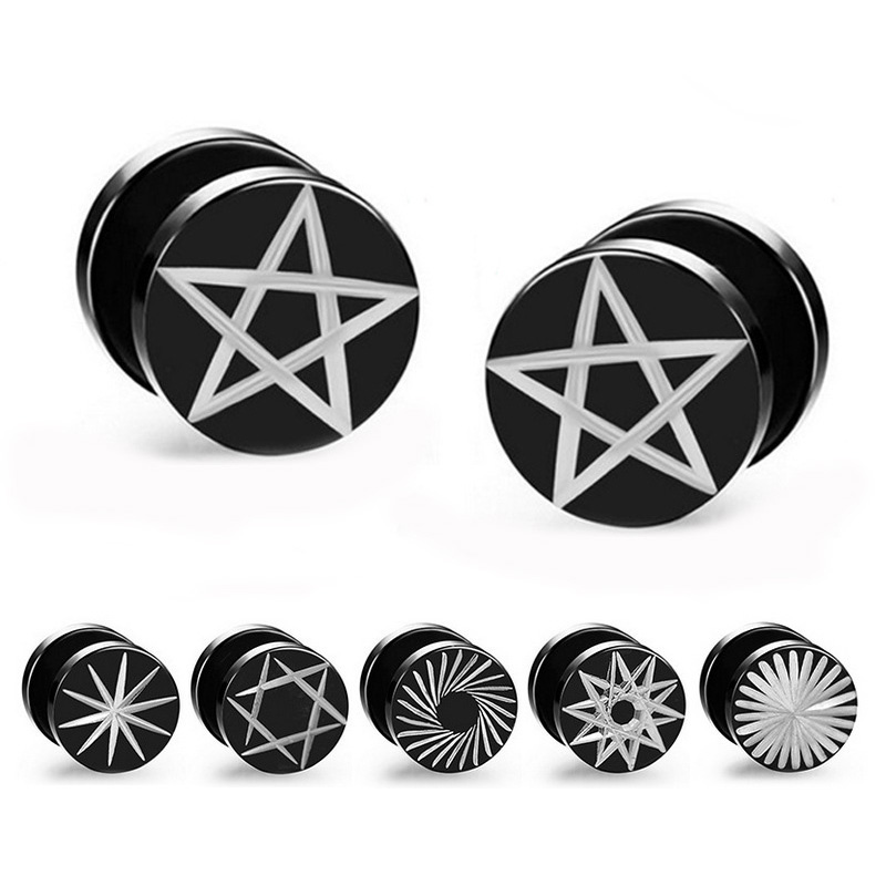 1 ชิ้น Street pop Punk ผู้หญิง - Street Fashion Earrings บทวิจารณ์และราคา