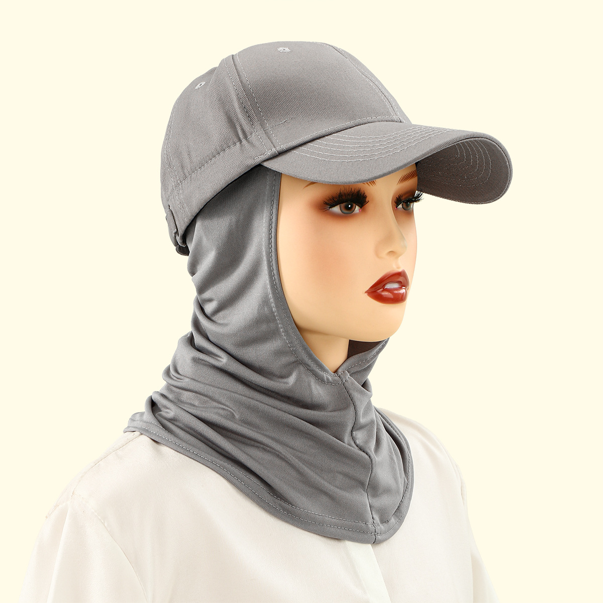 ผ้าคลุมศีรษะมุสลิมแบบสำเร็จรูป - Baseball Cap Fitted บทวิจารณ์และราคา