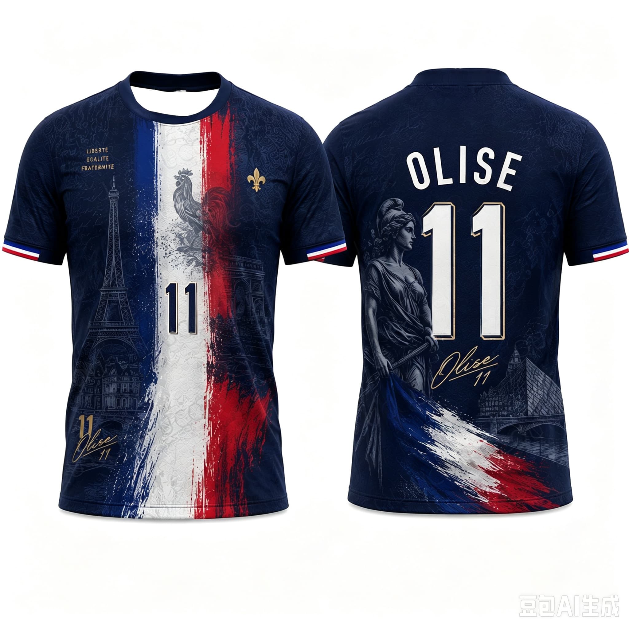 เสื้อฟุตบอลผู้ชายลายธงชาติฝรั่ - Street Fashion Usa บทวิจารณ์และราคา