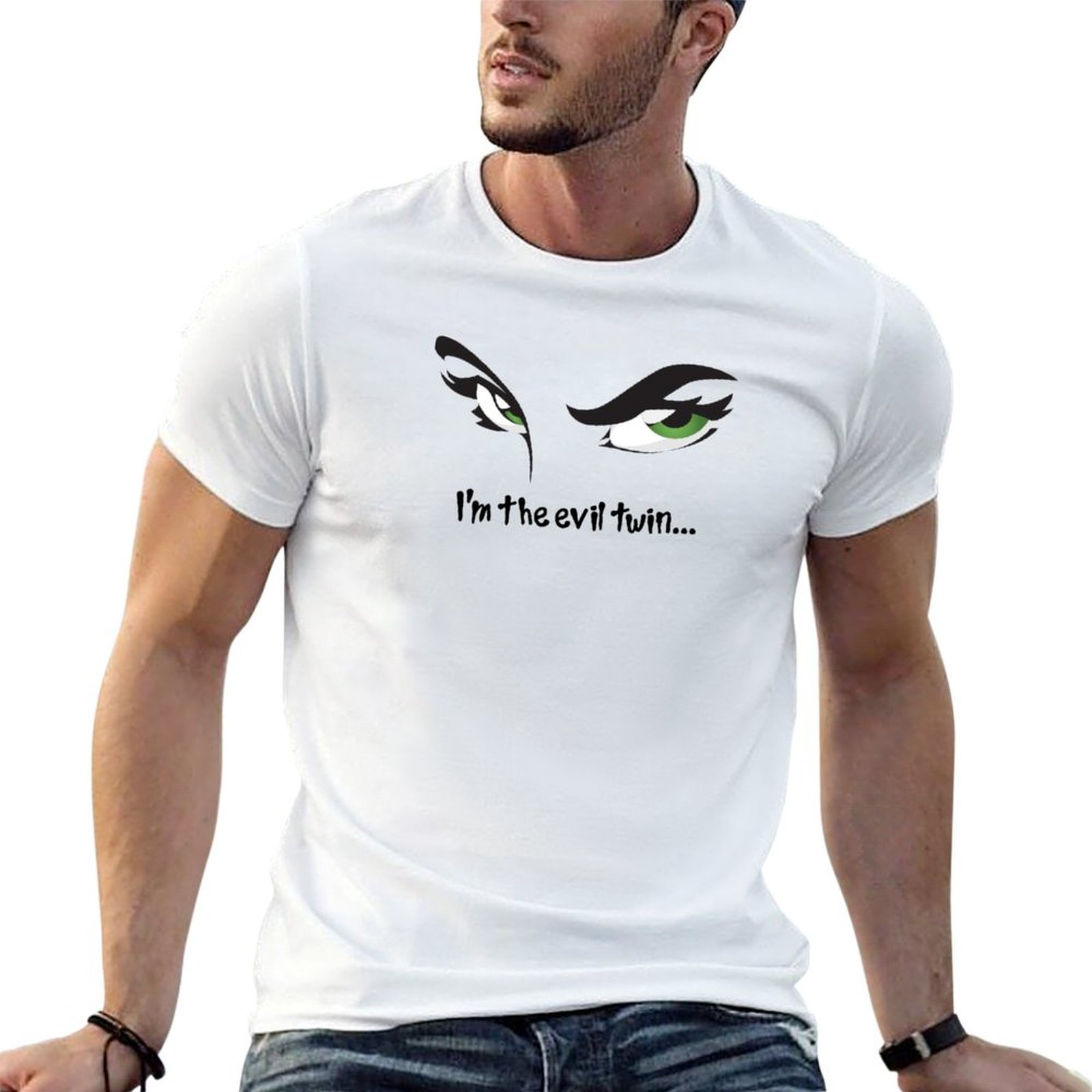 เสื้อยืดพิมพ์ลาย I’m The Evil  - Street Fashion Quotes บทวิจารณ์และราคา