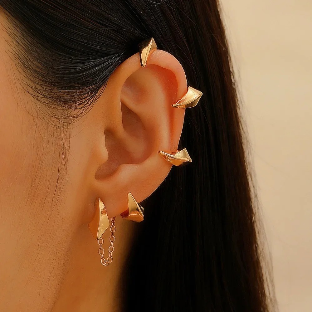 คลิปหนีบหูรูปฟันปีศาจสีดำ, ต่า - Street Fashion Earrings บทวิจารณ์และราคา