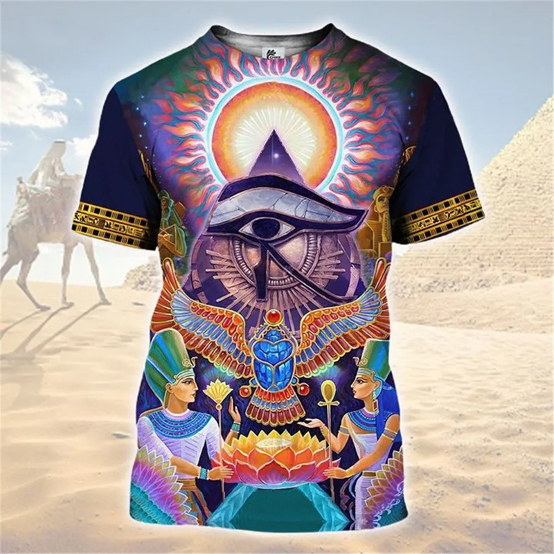 Ancient Egypt Goddess T Shirt  - Street Fashion Egypt บทวิจารณ์และราคา