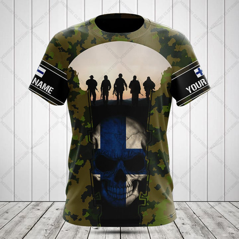 เสื้อยืดกราฟิกธงชาติฟินแลนด์ลำ - Street Fashion Usa บทวิจารณ์และราคา