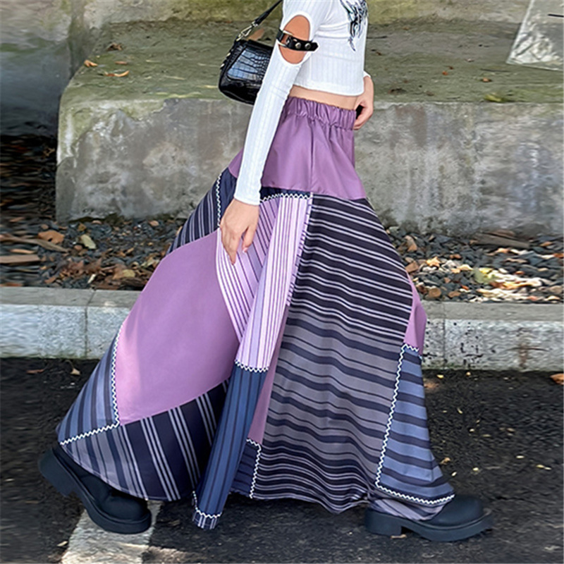 กระโปรงสตรีทเอวสูงสง่างามสำหรั - Japanese Street Fashion Female บทวิจารณ์และราคา