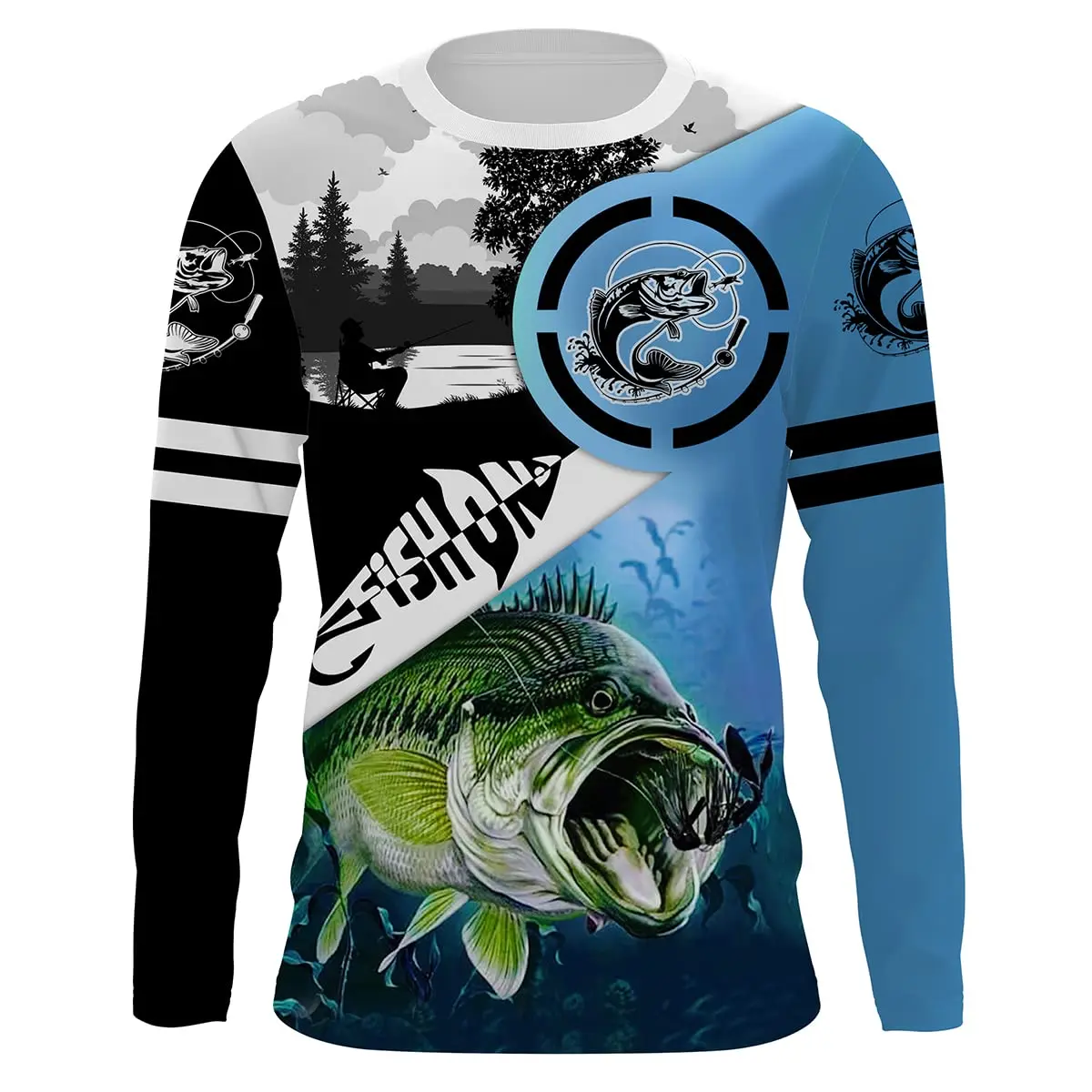 เสื้อยืดแขนยาวผู้ชาย พิมพ์ลาย  - Street Fashion Jersey บทวิจารณ์และราคา