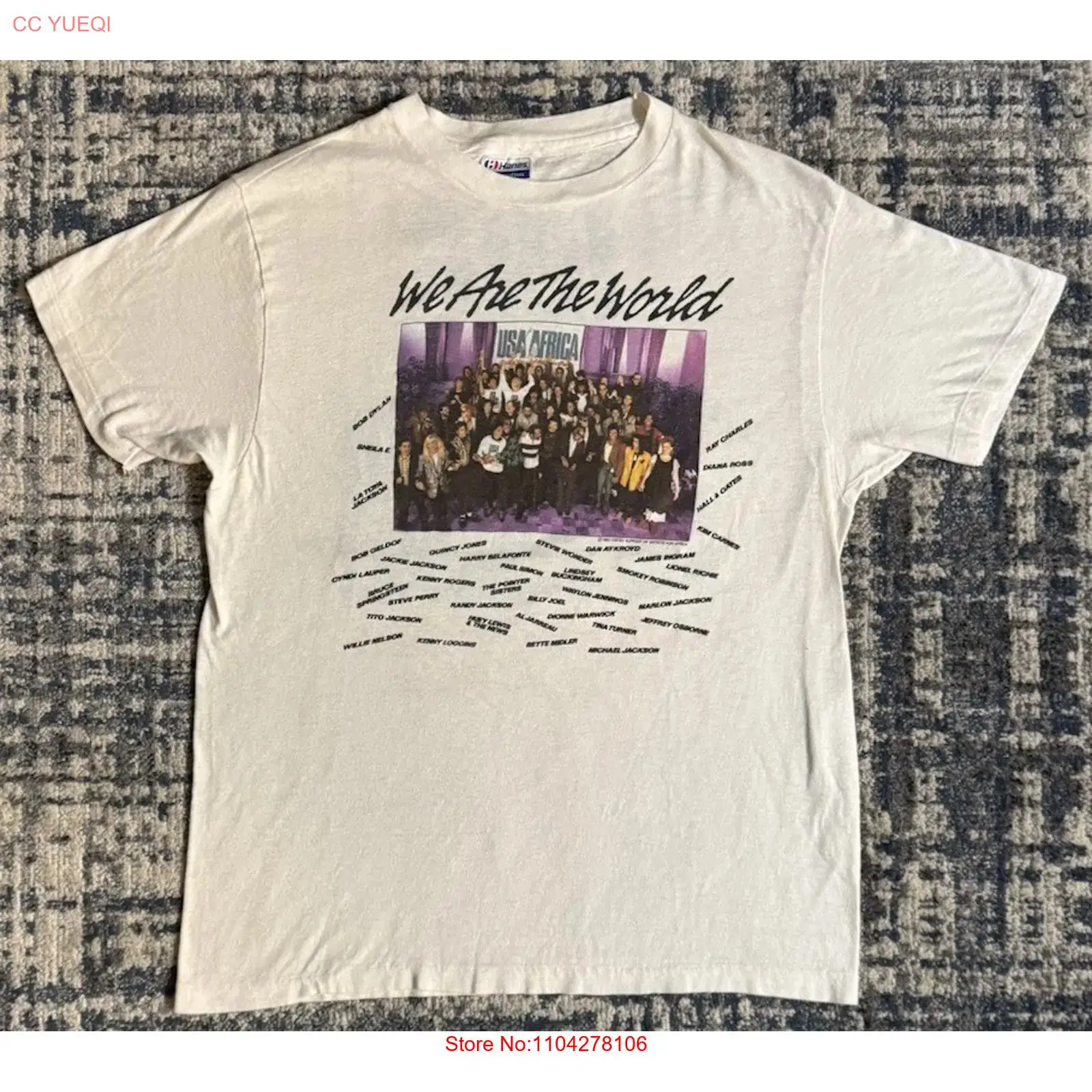 เสื้อยืดวินเทจปี 1985 We Are T - Street Fashion Usa บทวิจารณ์และราคา