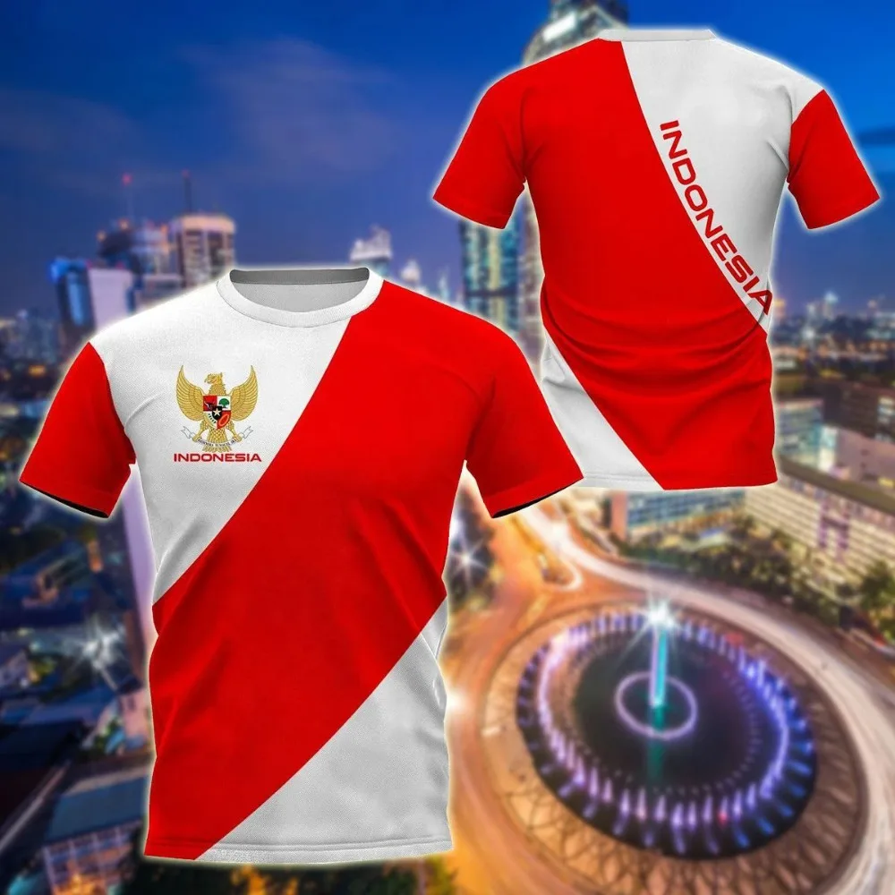 ธงอินโด 3D Heraldic พิมพ์เสื้อ - Street Fashion Usa บทวิจารณ์และราคา